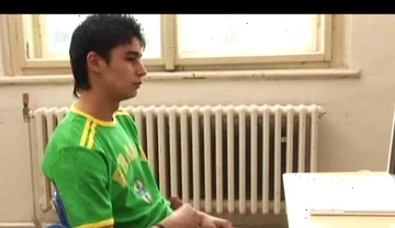 A student watches the anal lesson