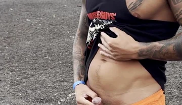 Pissing in a Gay Cruising Zone