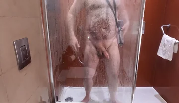 Twenty Minutes of Wet Hairy Bear Cock Pumping