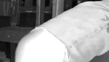 Amateur Boy Caught on Night Vision Cam Peeing Himself Sitting at the Garden Table (he Totally Wets His Pants) )