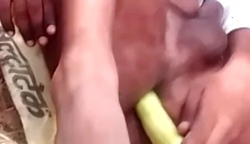 Hot Indian Sexy Amateur Teen Boy Hard Ass Fucking with Big Cucumber the Outdoor Forest Ass Licking Part 2 Cucumber Fucking