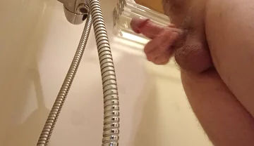 December Bathroom Cumshot