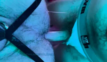 Hairy Cum Dump Jock Strap Bear Cub Gets Bred Raw & Bareback Rough & Hardcore in His Fat Gaping Ass Hole in the Sex Sling