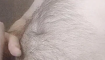 Hairy Gay Uncut Cock Masturbation and Cumshot