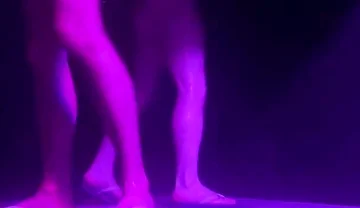 Amateur Guys Caught in the Gym's Shower - One of Them Gets Hard, Tries a Quick Handjob, and Leaves. the Other One Pees