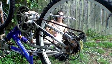 Outdoor jerking with str8 Sean