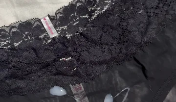 Cum on Wife’s Panties 6