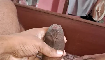The Young Boy From the Village Was Fucking His Big Fat Cock with His Hand, and Dropped the Metal on His Stomach.