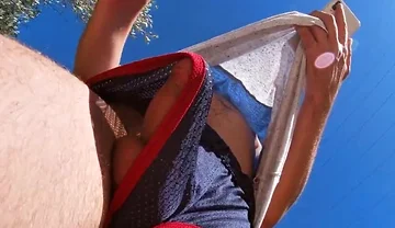 I Try Not to Erect When I Wear Shorts but My Cock Sticks Out