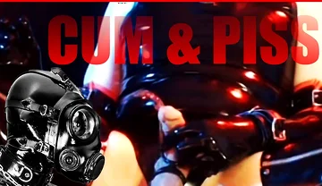 Cum and Piss in Rubber