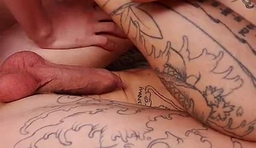 Two Guys with Big Cocks Fuck Tight Twink Asshole