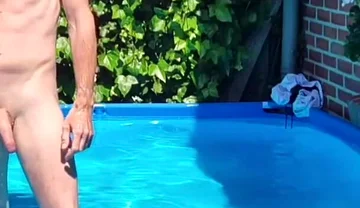 In Swimming Pool Fully Naked