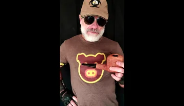 Huge Pipe Smoking Man