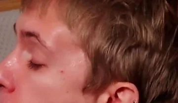 Two Guys with Big Cocks Juicy Fuck Cute Guy's Tight Asshole
