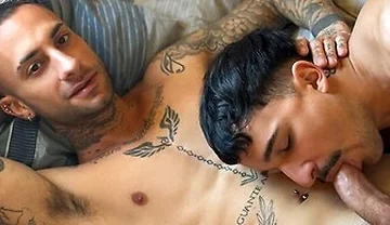 Argentino Xxl And Dragon Rojo In Pair Of Latino Hunks Work Out Their Dicks Together