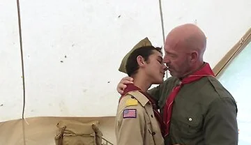 Scoutmaster Ace Banner Fucks Scout Damien Grey