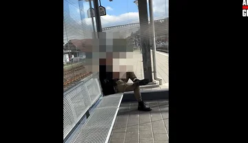 Unknown Curious Pretty Latino Approached at a Train Station and Persuaded for First Gay Sex