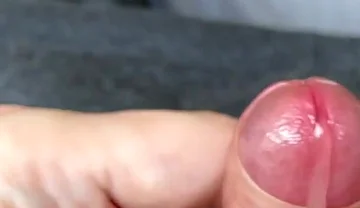 Slow-motion Cumshot From My Small Uncut Dick