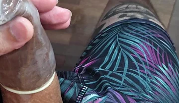 Cum in a Condom