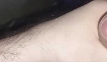 Masturbating on Bed and Huge Cumshot to My Hairy Belly