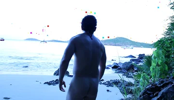 Morning Waves & Muscle Craves: Oceanfront Strip Tease