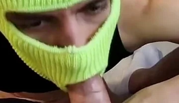 Huge Cum Squirt on a Handsome Femboy with Streams of Sperm