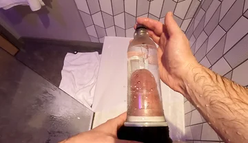 POV Morning Cock Pump with a Big Bear Body