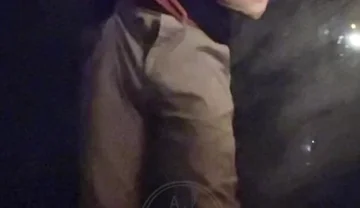 Pee Desperation Challenge Clothed Amateur Boy Got His Hands Tied up to Prevent Him to Piss