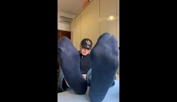 Rich Man's Feet in Motion