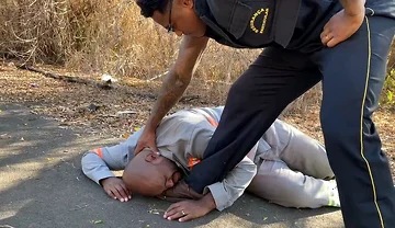 Vigilante Humiliating the Worker