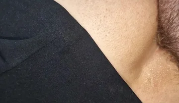 A Transvestite's Big Dick Let Him Fuck His Hole in Tights and a Skirt Covered in Cum