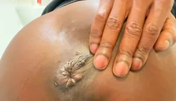 Slap and Spread Black Prison Boy Asshole - Starring Dj Buttpussy