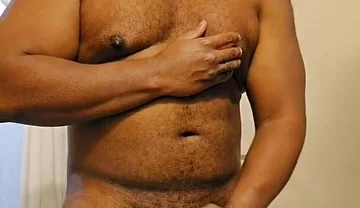 Stroking This Hard Black Cock and Cumming on the Bathroom Floor