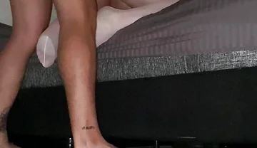 I Fuck Her and Cum on the Closet Crossdresser's Face