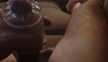 Jacking off Second Time Today with Vibrator in My Ass