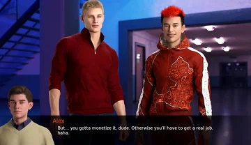 Alex: the Trending Twink - a Productive Convo with Orange Haired Gamer Guy