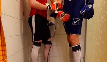 Shower In Soccer With My Bf