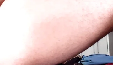 Big Dildo in My Ass, I Need a Buddy to Share This Double-headed Dildo.