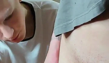 Twitching a Friend's Dick on Webcam!