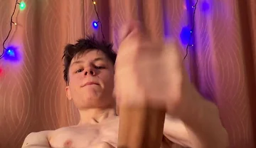 Naughty Boy Pumps Cock Imagining Forbidden Friend Fun