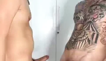 Hot Latino Sucks Straight Guy for the First Time