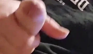 Waiting for My Morning Coffee Turned Into Horny Masturbation with a Cumshot on the Floor