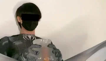 Black Spider Squirting Water