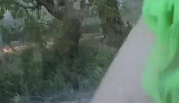 My Thong Rips While Running and I Get Caugh Nude by a Cyclist