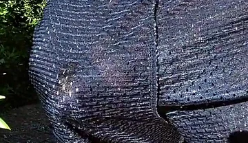 Cumming in My Sport Shorts Outdoors