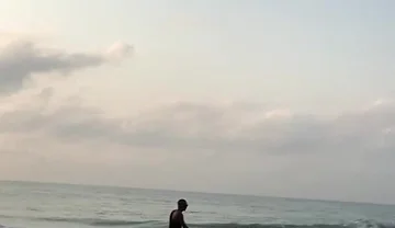 Still on Beach Having Good Time Alone