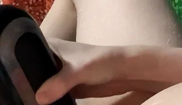 Barely Legal Teen Fucks His Toy and Cums Loads