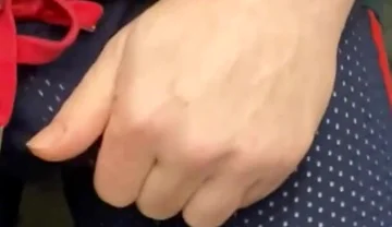 Jules' First Piss Desperation Challenge After Being Trained Many Times by His Flatmate Simon to Pee Himself, He Is Now Dared to