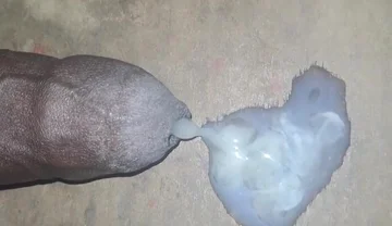 A Big Black Cock Full of Cum