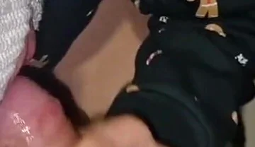 A Stranger Sucks My Dick in a Glory Hole. I Came in to Take a Piss but Got a Blowjob Until I Cum.